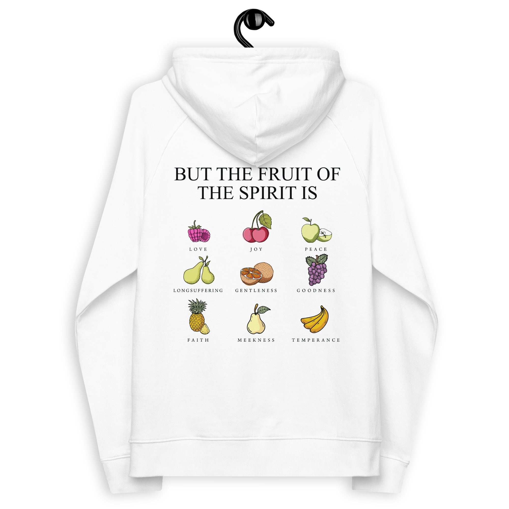 Fruit of the Spirit: Men's Eco Raglan Hoodie - Faith-Mark