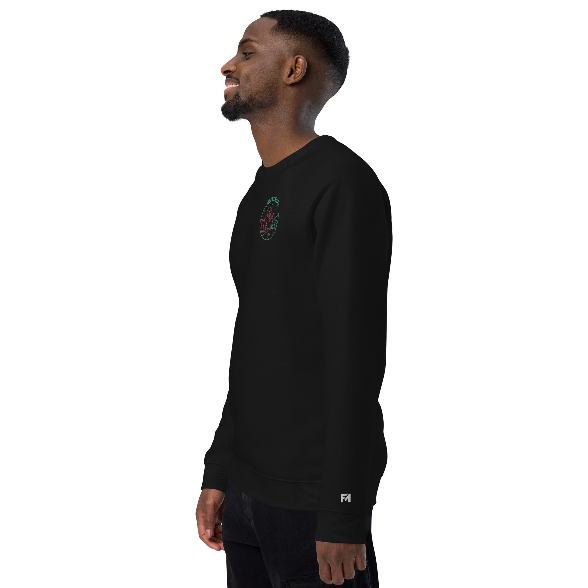 Peace on Earth: Men’s Organic Raglan Sweatshirt - Faith-Mark