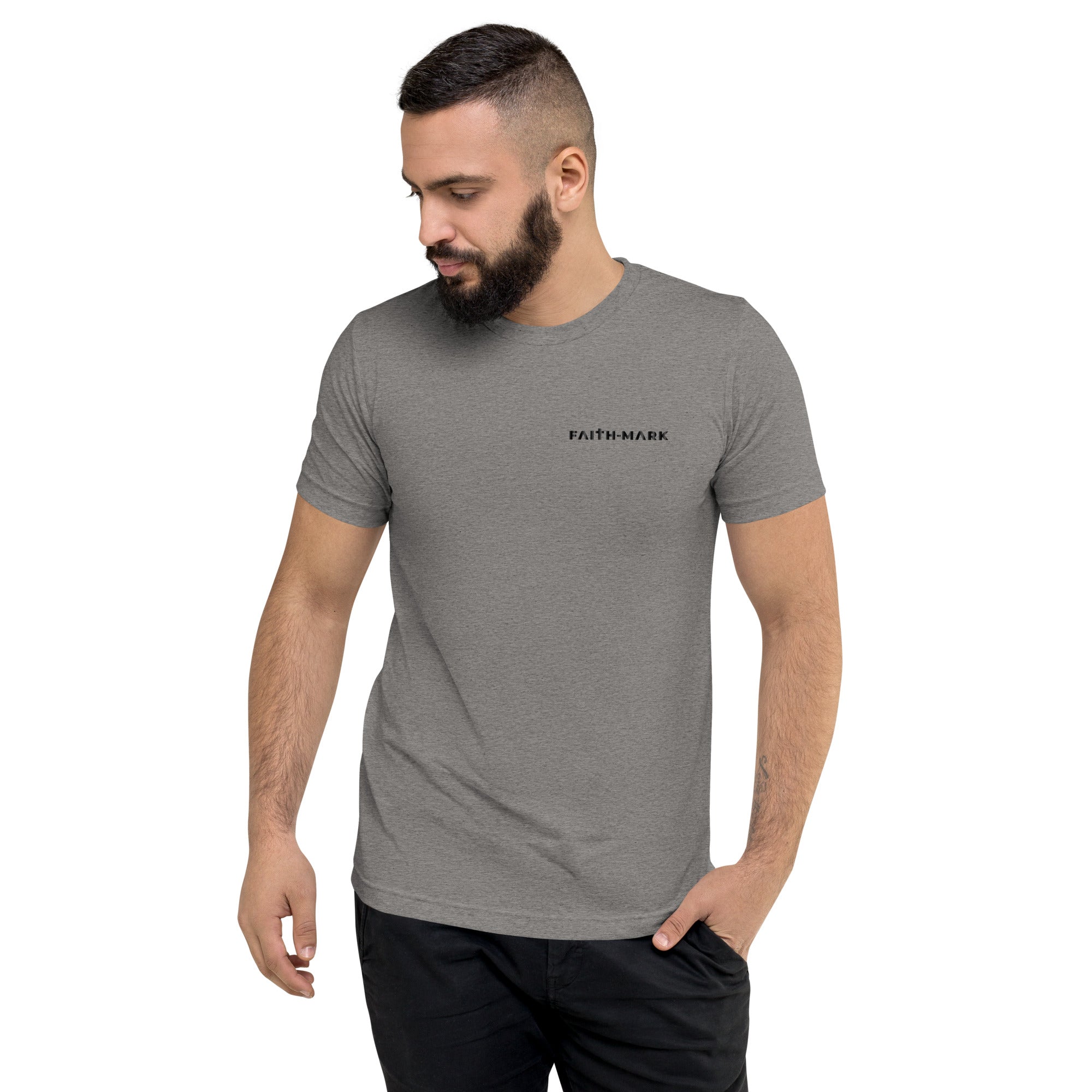 Mountain Echoes: Men’s Triblend T-Shirt - Faith-Mark