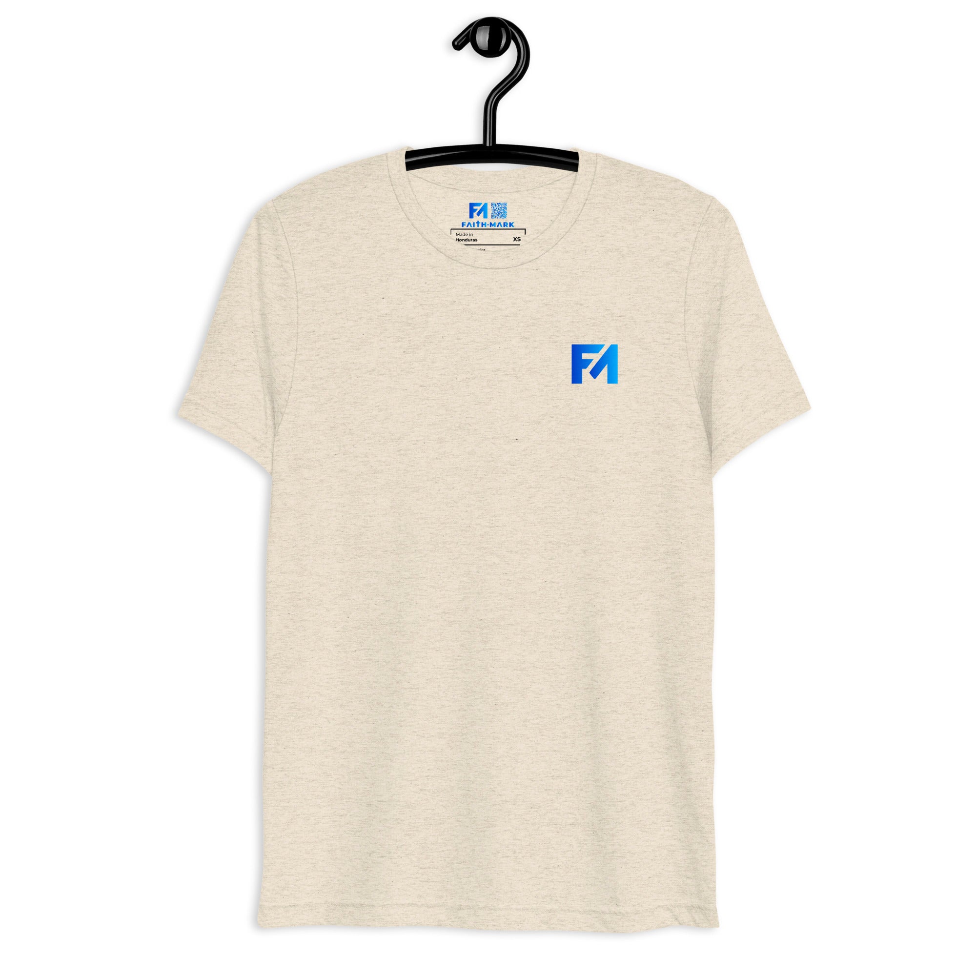 Faith-Mark: Men's Triblend T-Shirt in Beige - Faith-Mark