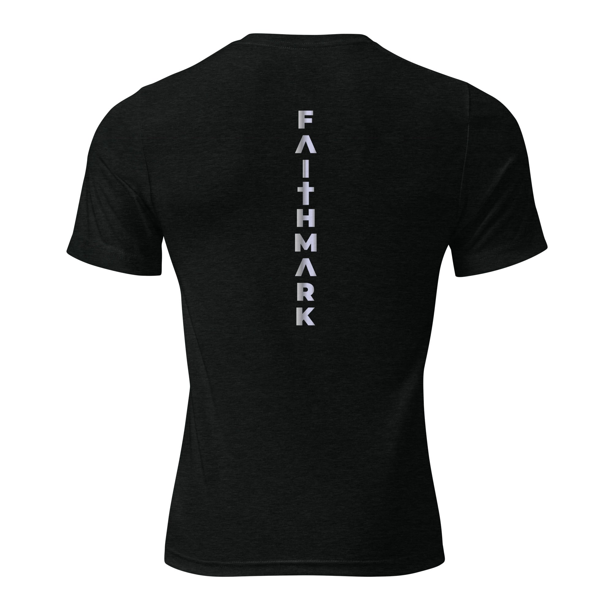 FaithMark Vertical: Women's Triblend T-Shirt in Black - Faith-Mark