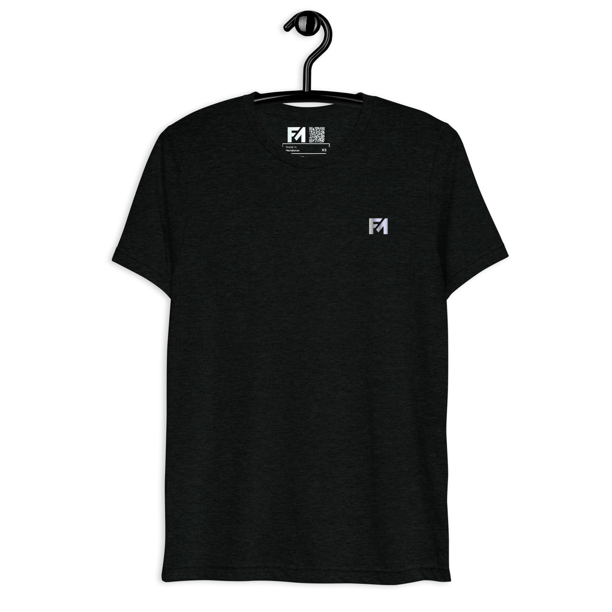 FaithMark Vertical: Men's Triblend T-Shirt in Black - Faith-Mark