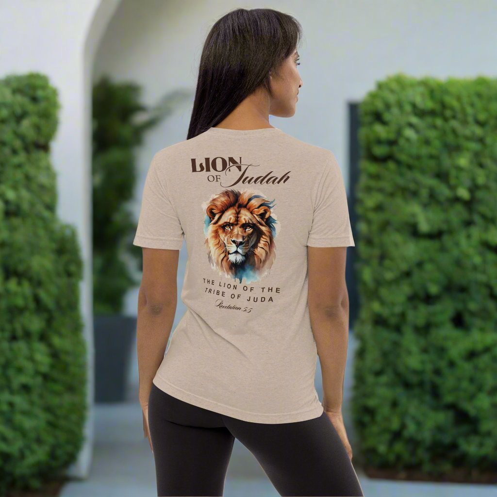 Lion of Judah: Women’s Triblend T-Shirt - Faith-Mark