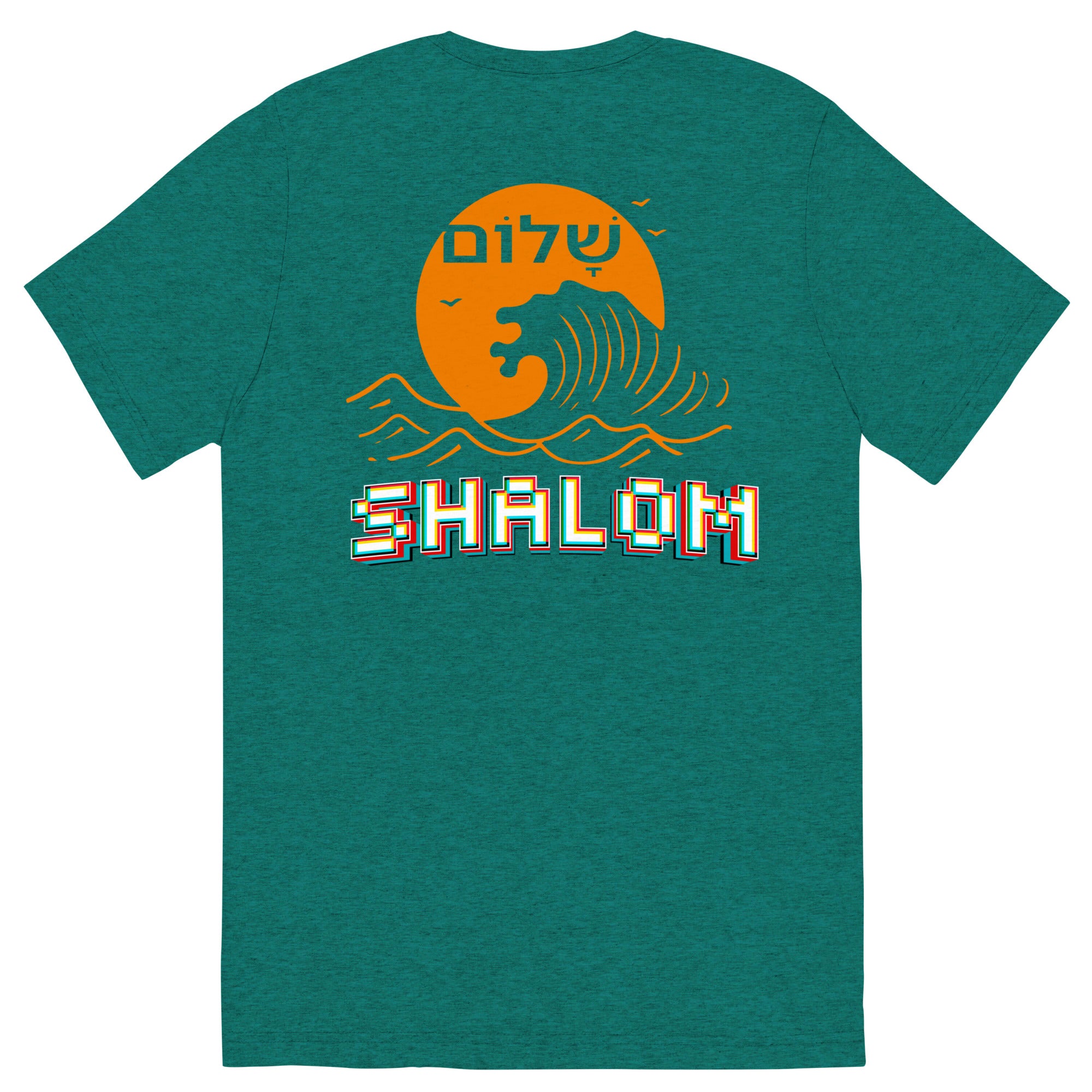 Shalom Waves: Women's TriBlend T-Shirt - Faith-Mark