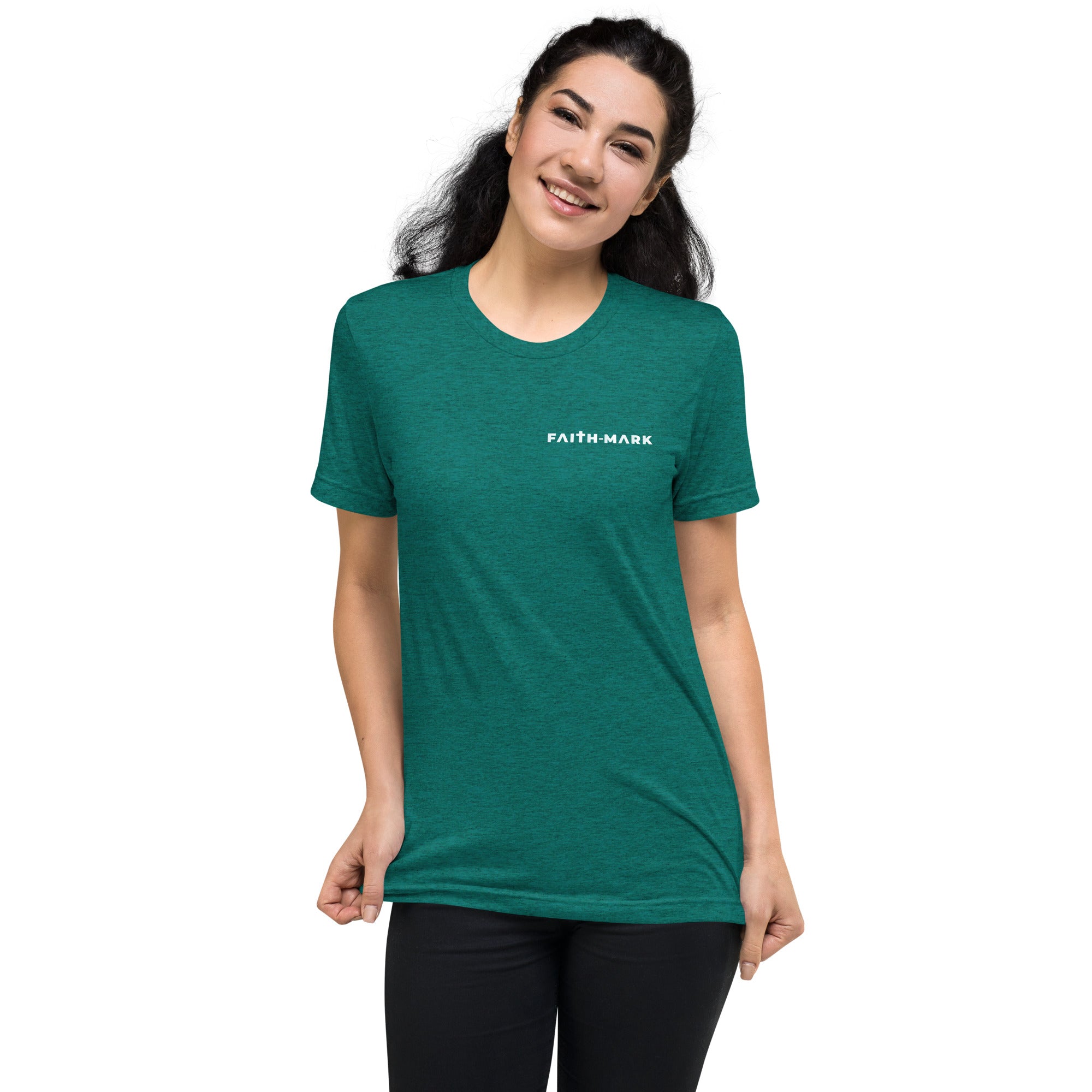 Shalom Waves: Women's TriBlend T-Shirt - Faith-Mark