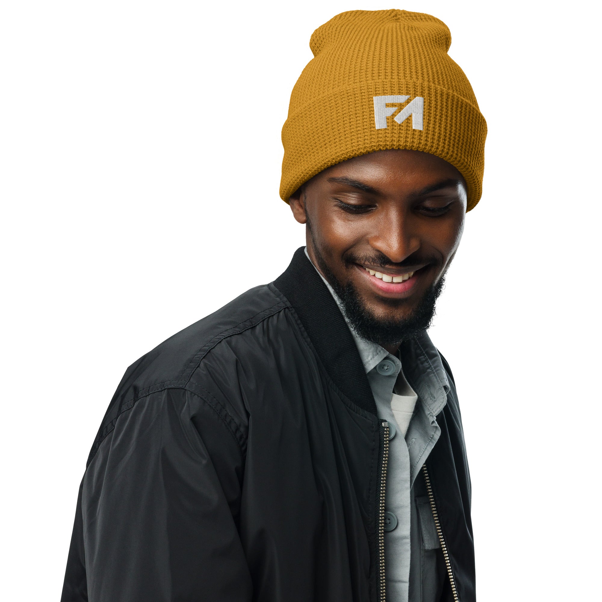 Faith-Mark: Men's Waffle Beanie - Faith-Mark