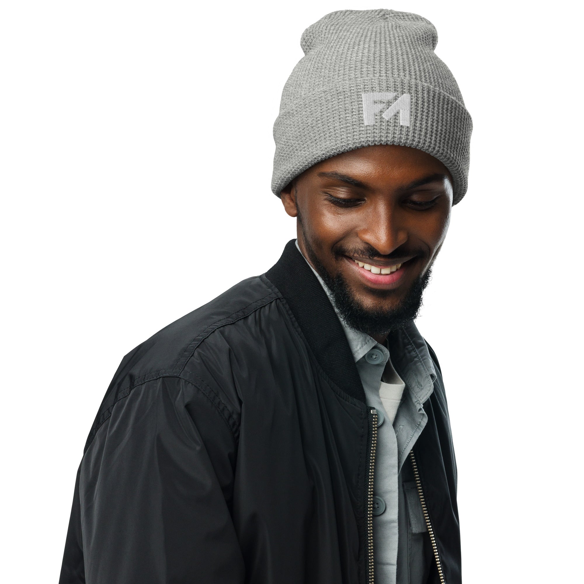 Faith-Mark: Men's Waffle Beanie - Faith-Mark