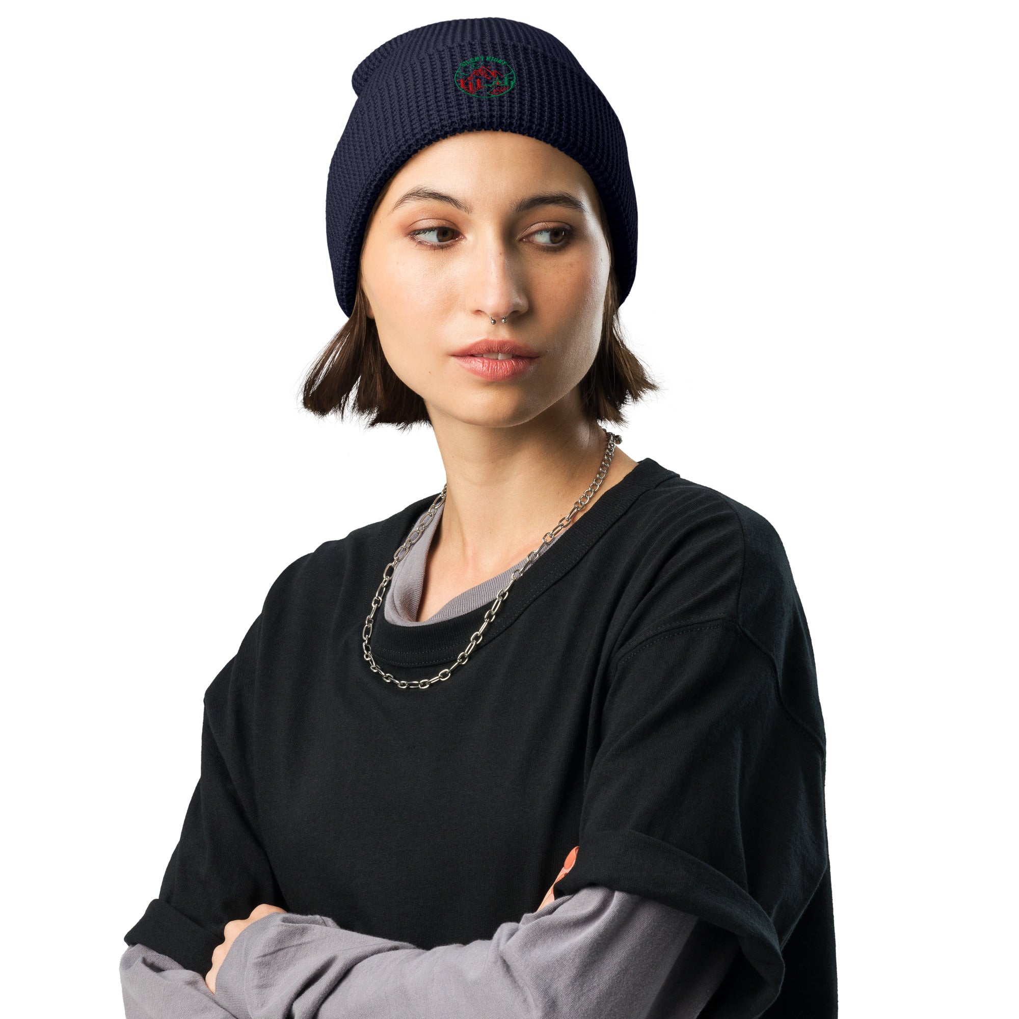 Silent Night: Women’s Waffle Beanie - Faith-Mark