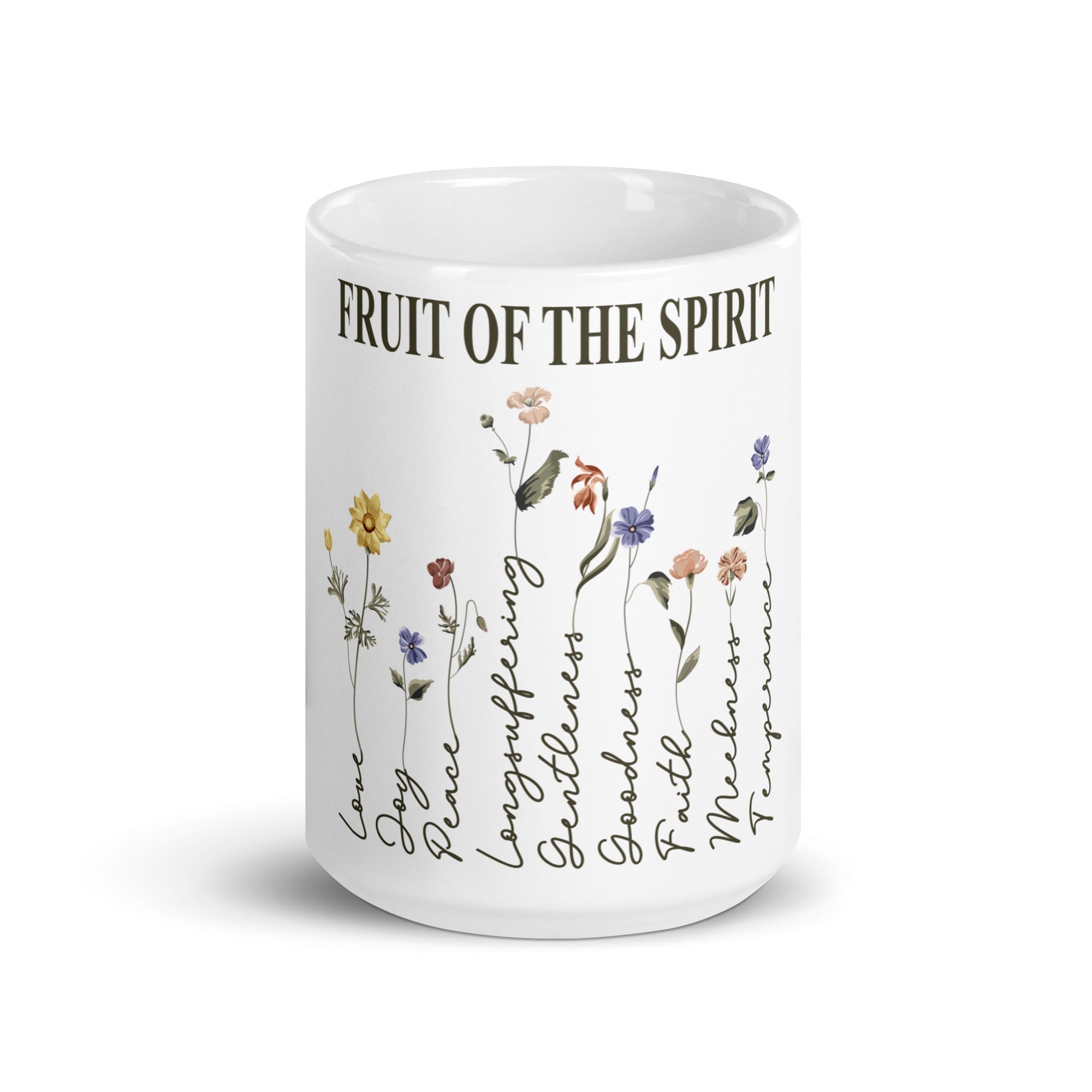 Fruit of the Spirit: Inspirational Ceramic Mug - Faith-Mark