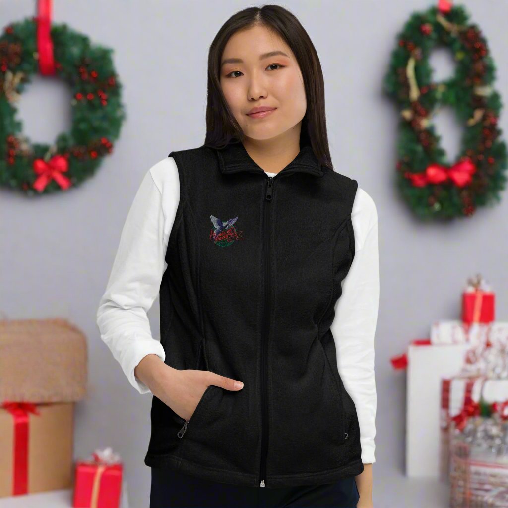 Faith-Mark x Columbia Peace on Earth: Women’s Fleece Vest - Faith-Mark