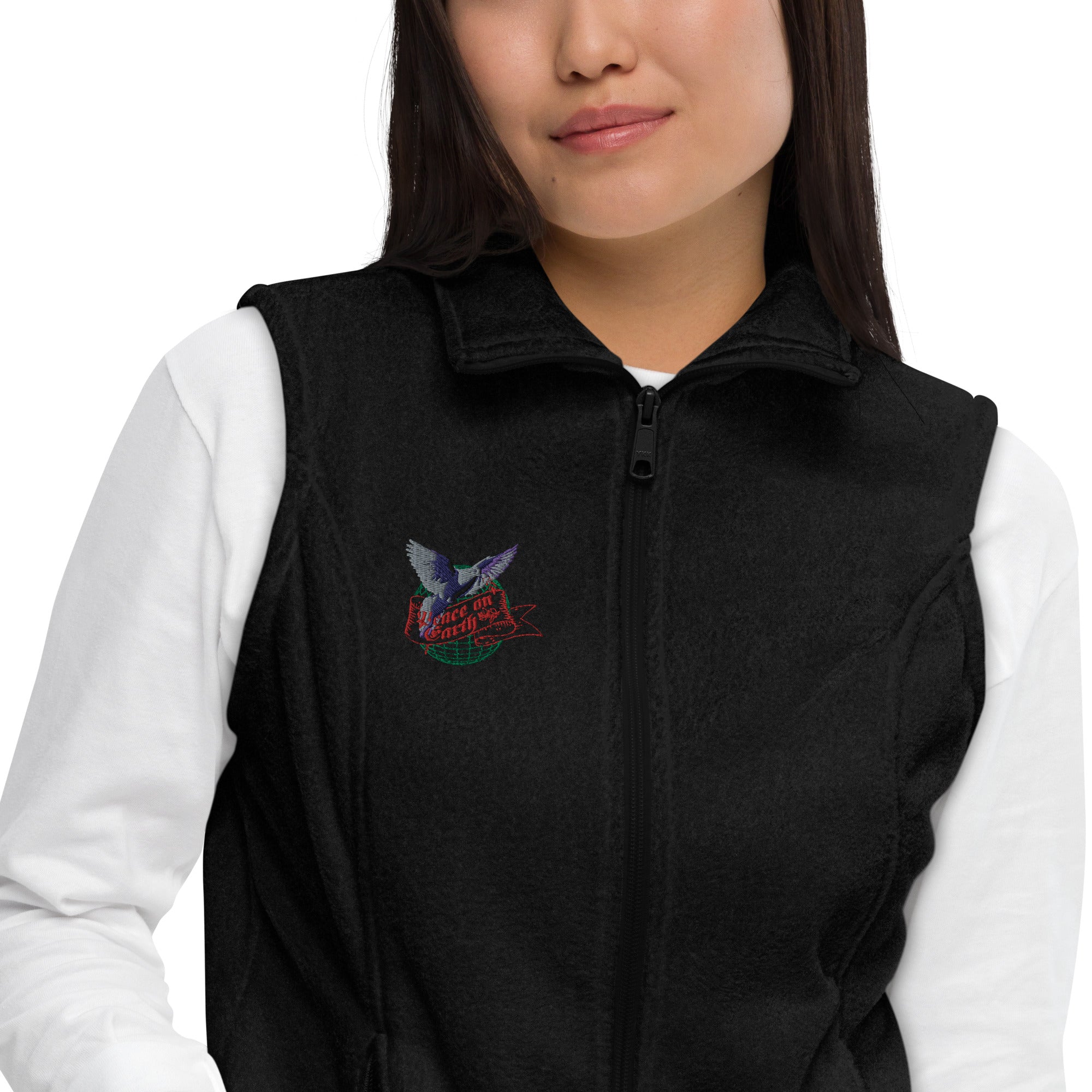 Faith-Mark x Columbia Peace on Earth: Women’s Fleece Vest - Faith-Mark